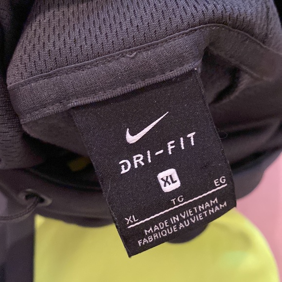 Women’s XL Grey & Lime Green Nike Hoodie - Picture 9 of 9